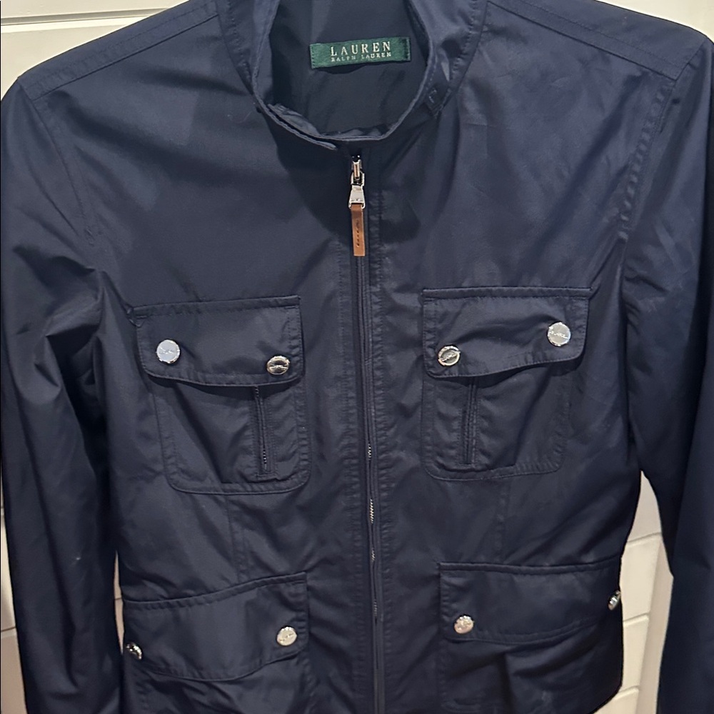 Lauren Ralph Lauren Women Jacket Coat Navy
